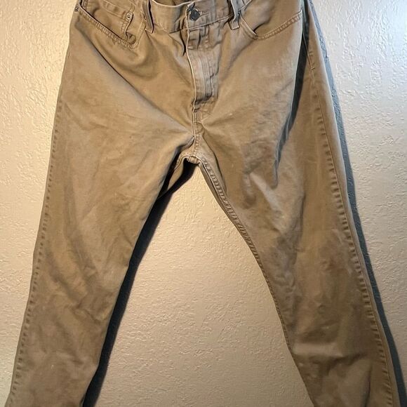 Levi's Other - Y2K Classic Levi's 511 Tan Chinos Pants Straight Leg Tapered Retro Premium 36X30